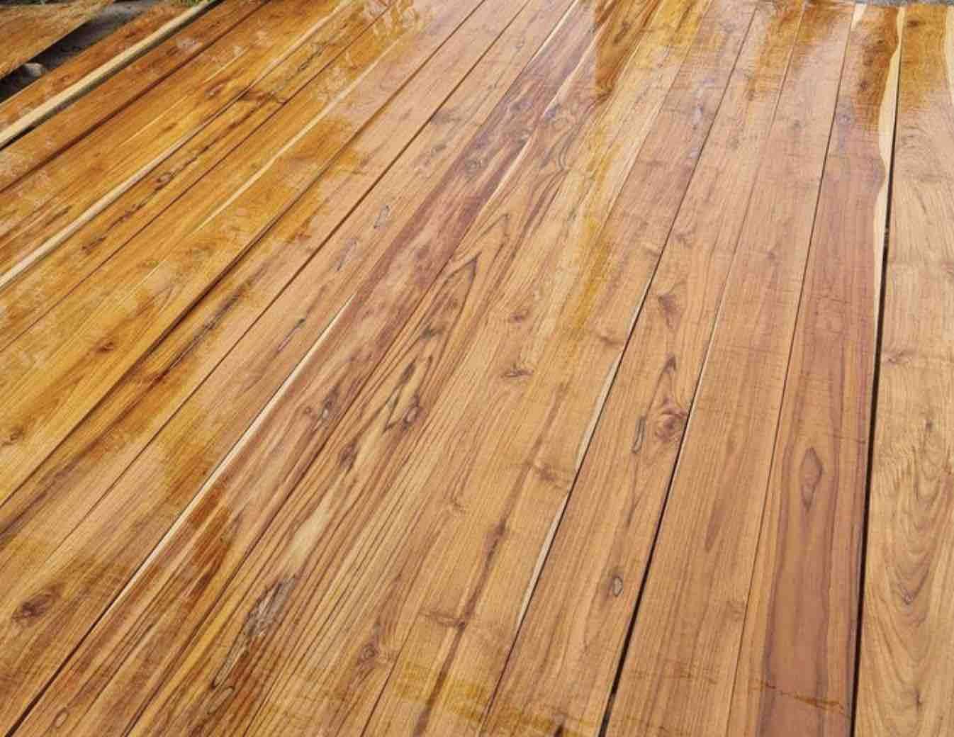 Lasure satinado para madera exterior e interior teca, secado rápido, acabado barnizado tintado 2,5 l – 35 m² (Rustins)