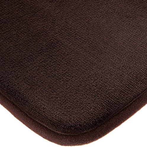 AmazonBasics Memory Foam Bathmat - 46 x 71 cm, Dark Brown
