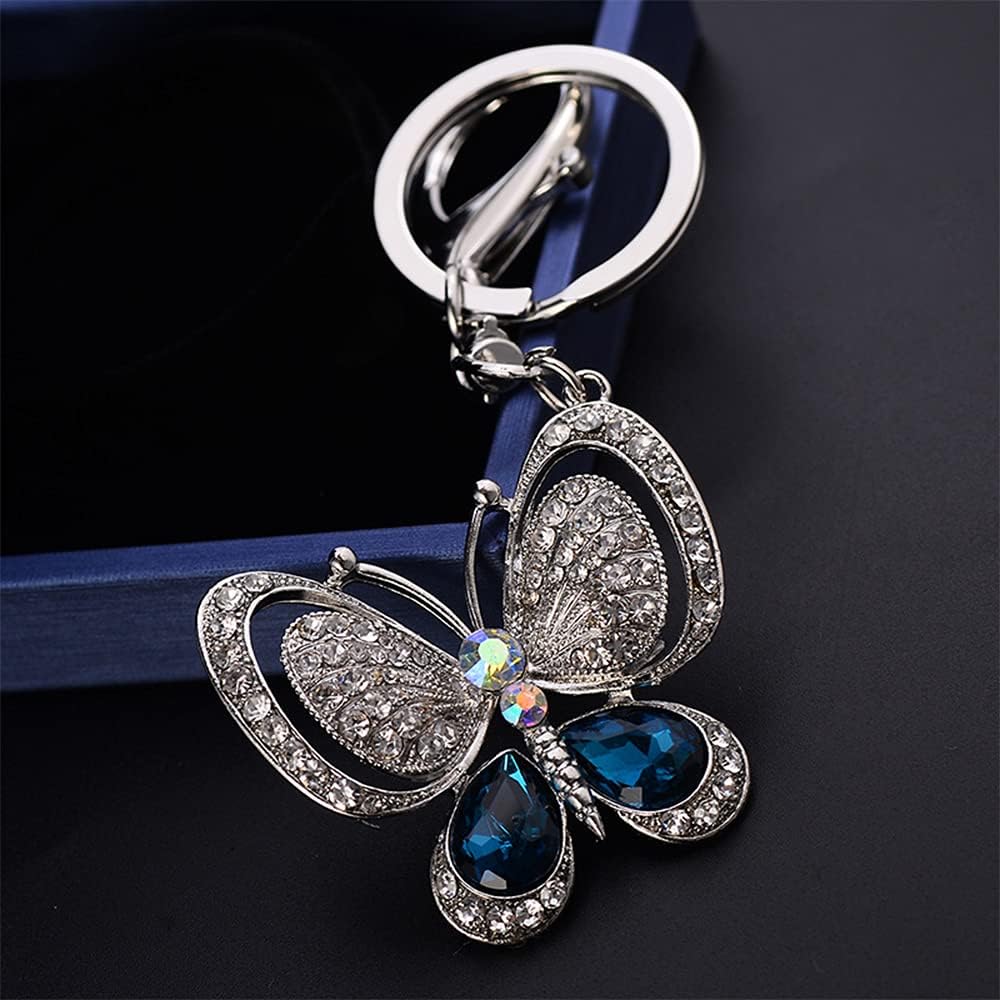 MAFELOE Keychain for Bag Handbag, Butterfly Shape image 3