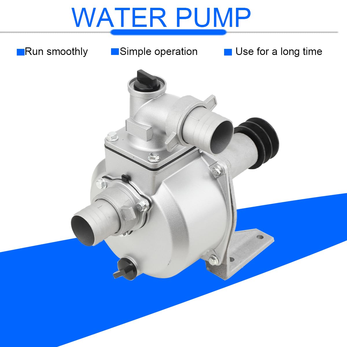 50mm Keilriemen Wasserpumpe, 3600 U/min Frischwasserpumpe, 5,0 PS (3,7 kW) Motorpumpe, 30m³/h Abwasserpumpe, Maximale Hubhöhe 28m, Maximale Saughöhe 8m