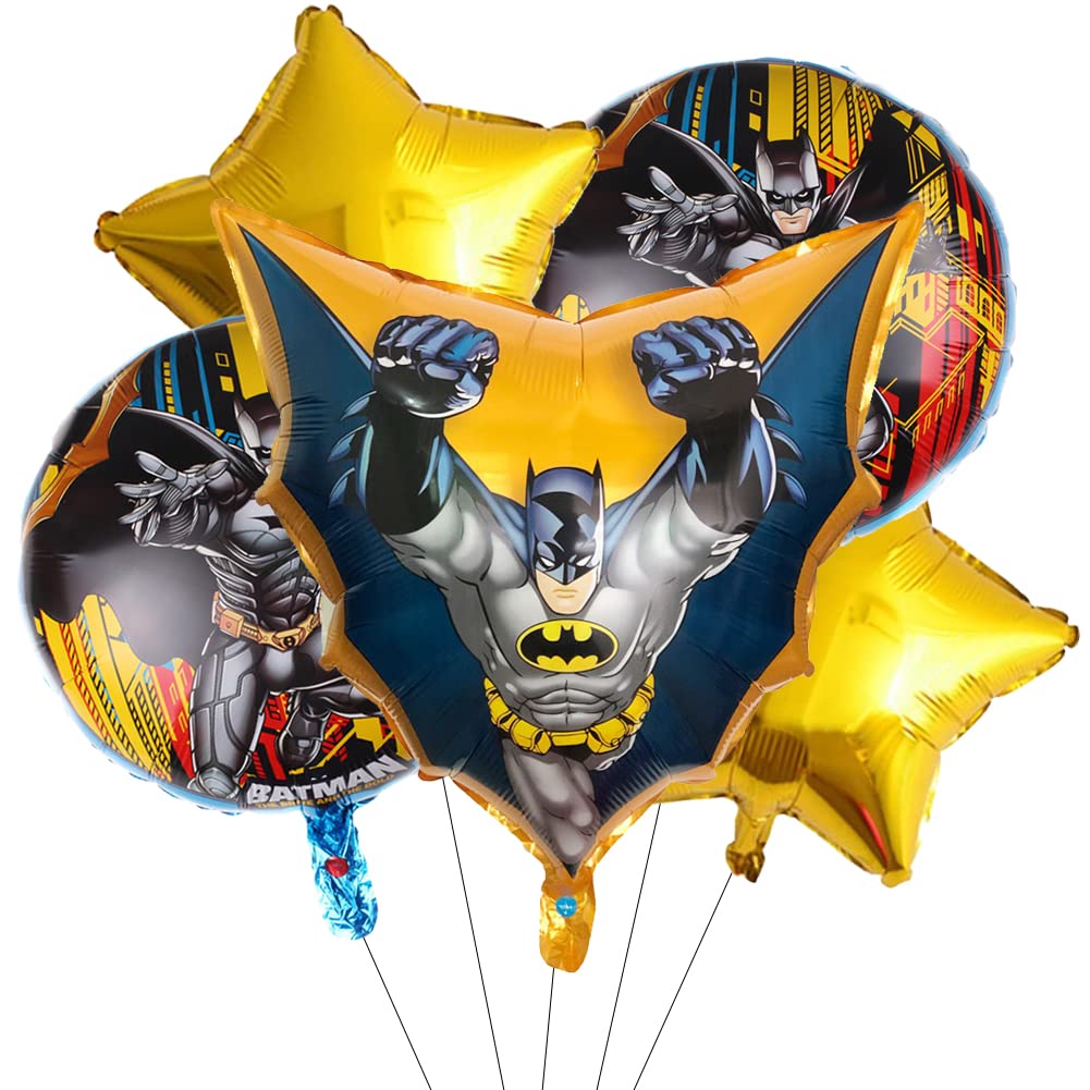 Buy Batman Theme Birthday Decoration Balloons Theme Party Decorations Superhero Helium Balloon