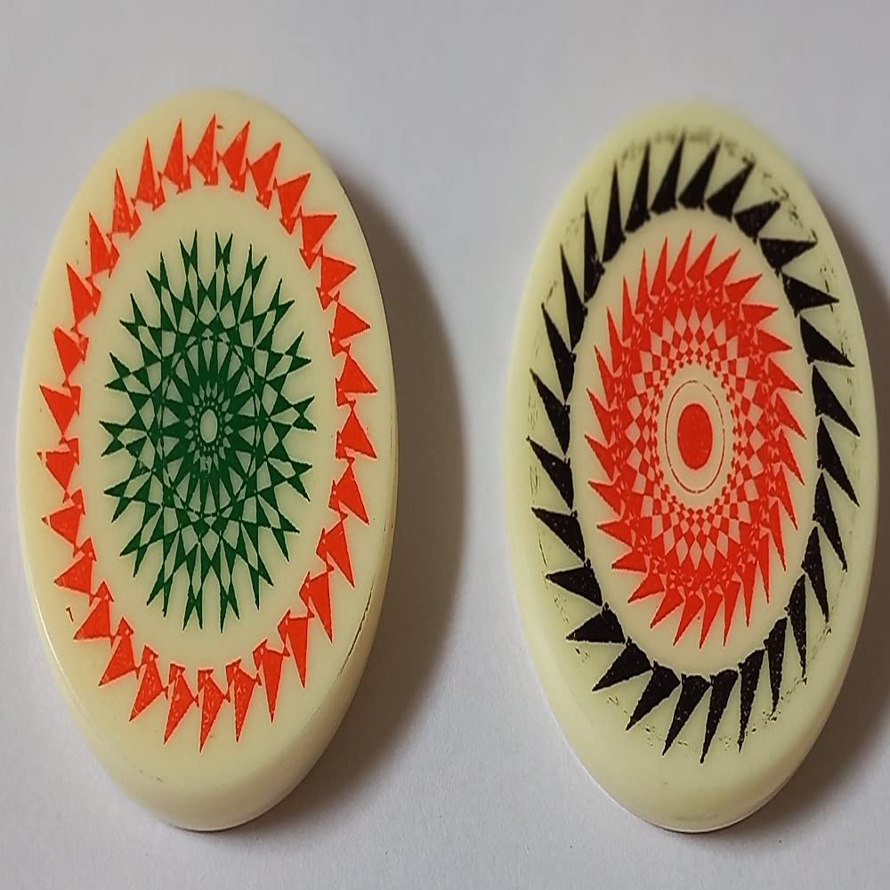 Dama in legno con monete impilabili Ridge Carrom Board e Striker Professional Solid Set (24 pezzi Carrom Board con copertura/custodia Striker + 2 Striker colore casuale
