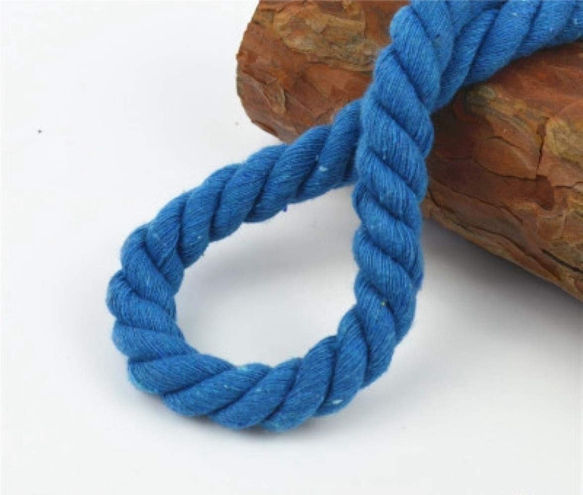 AOM 12mm 3 Actions Cordes Torsadées 100% Coton Torsadé Corde épaisse Pour Bricolage à La Main Sac Artisanat Textile De Décoration Accessoires Cordon, Vert Fluorescent