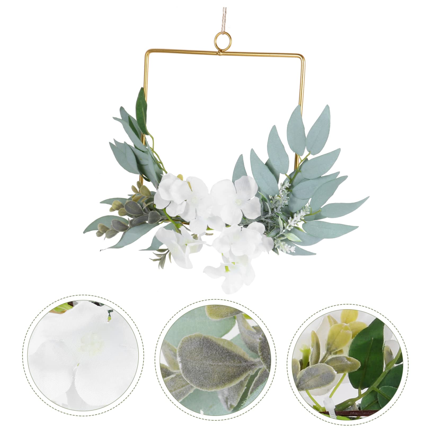 3 Piezas De Colgante De Puerta De Hierro Forjado Decoración Nórdica De Flores para Puerta Decoración De Rosas Decoraciones De Boda para Ceremonia Boda