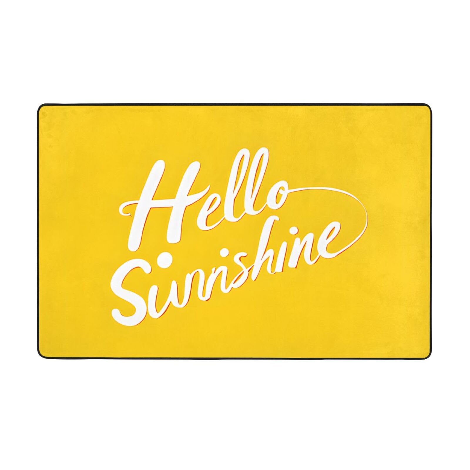 Tapis de sol antidérapant style ferme 152x99 cm pour cuisine et chambre