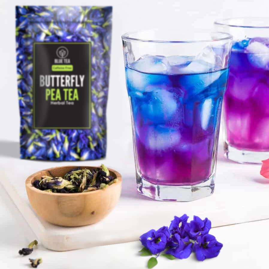 Miniatura 5 de BLUE TEA - Combo de té de hierbas - Té de flores de guisante mariposa (2.11 onzas) + té de hibisco (1.76 onzas)  Antioxidante  Sin cafeína - Sin