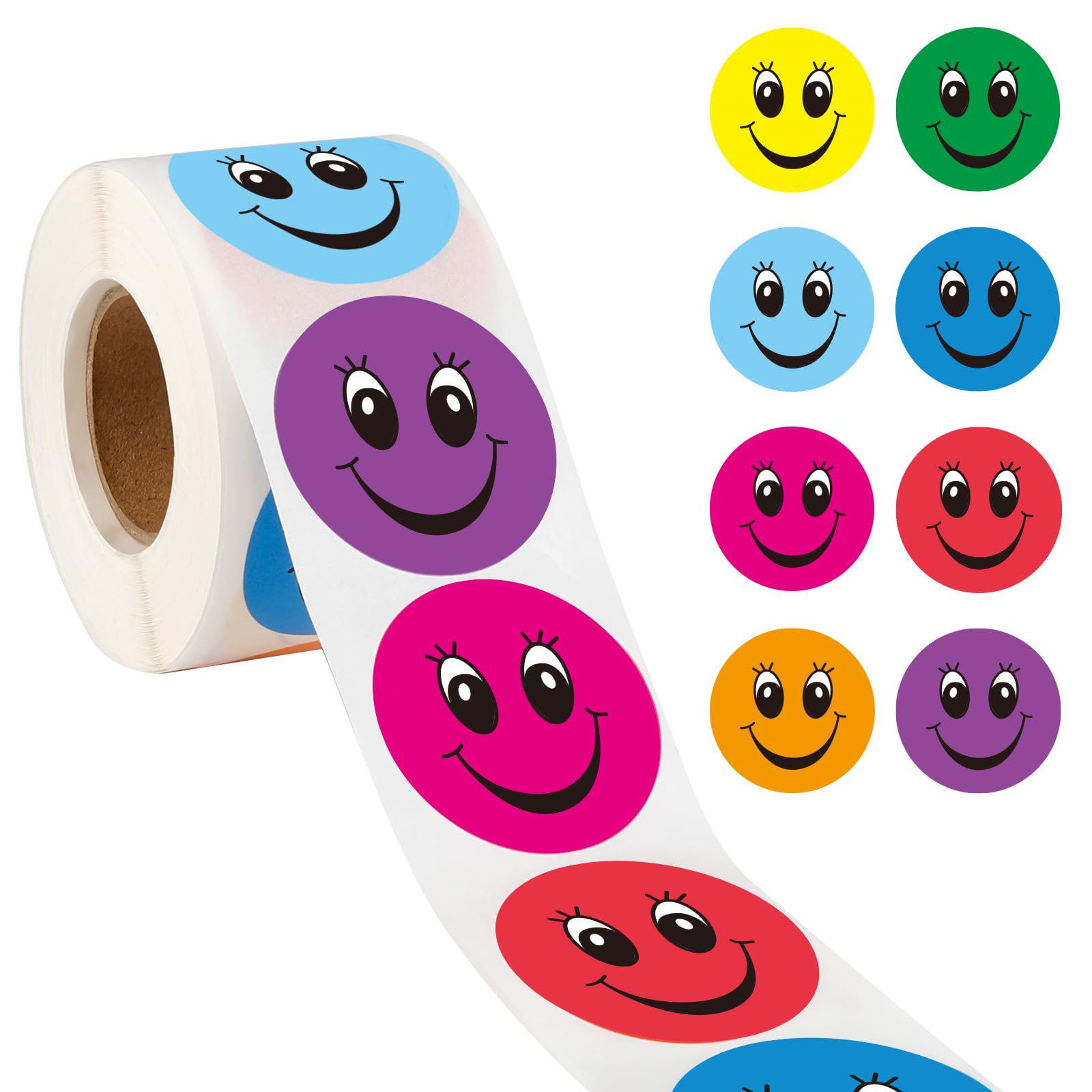 Amazon.com : 500 PCS Happy Face Stickers,1.5 Inch Happy Face Labels,8 Colors Colorful Incentive Stickers,Teacher Stickers,Emoji Stickers,Commercial Thank You Sticker : Office Products amazon-com-500-pcs-happy-face-stickers-1-5-inch-happy-face-labels-8-colors-colorful-incentive-stickers-teacher-stickers-emoji-stickers-commercial-thank-you-sticker-office-products