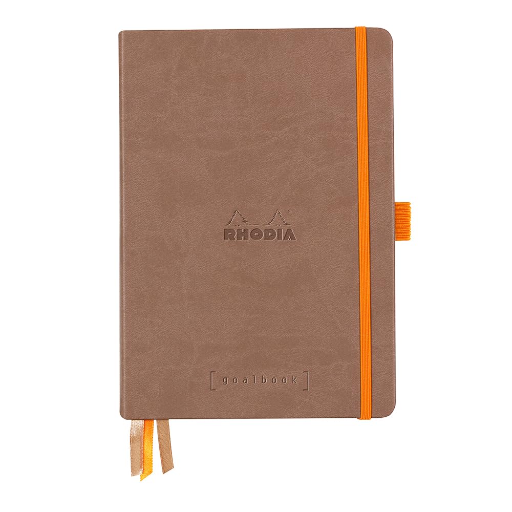 Rhodia Hardcover Goal Book, A5, Dot - Taupe