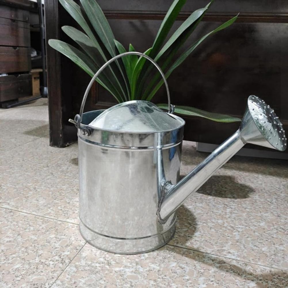 Großes Fassungsvermögen 10L Metallgießkanne Leichtgewicht Gartenbewässerer mit Langem Auslauf Blumengießkanne