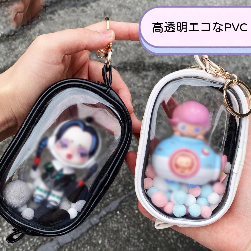 Amazon | YUYAKESHI ケース バッグ 痛バック 宇宙カプセル式 クリア