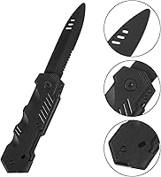 Vista 2 de 6 cuchillos falsos – Truco de plástico de utilería de Halloween desaparece plástico falso