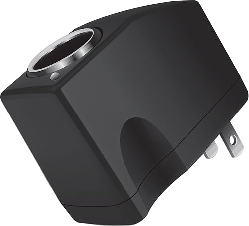 Miniatura 3 de Cellet Salida universal de 12 V CA de pared a CC para encendedor de cigarrillos de automóvil, adaptador hembra (convertir 110 voltios a 12 voltios,