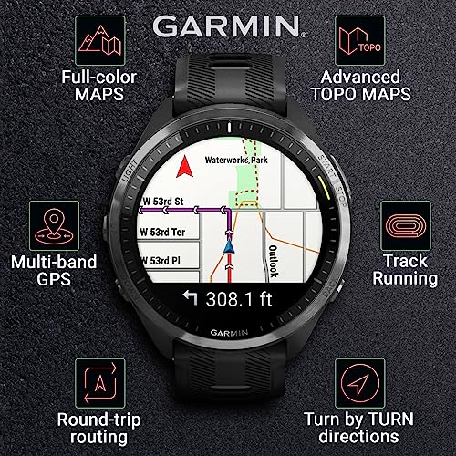 Wearable4U TWS X7/X7-1 Garmin Forerunner 965 Premium Gps Running And Triathlon 47Mm Smartwatch thumb #5