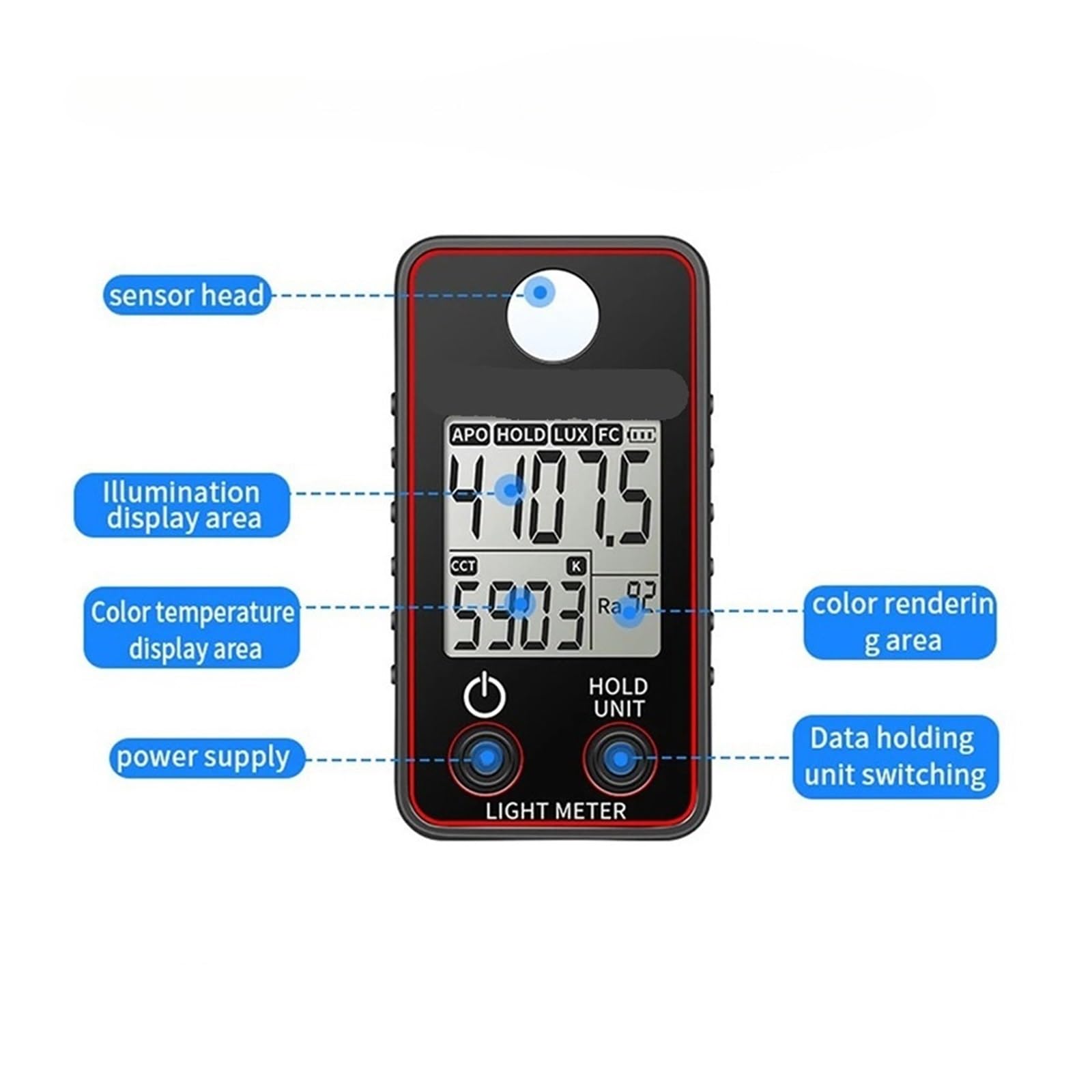 Espectrómetros, Espectrómetro de precisión, portátil, multifuncional, con pantalla digital y instrumentos ópticos.