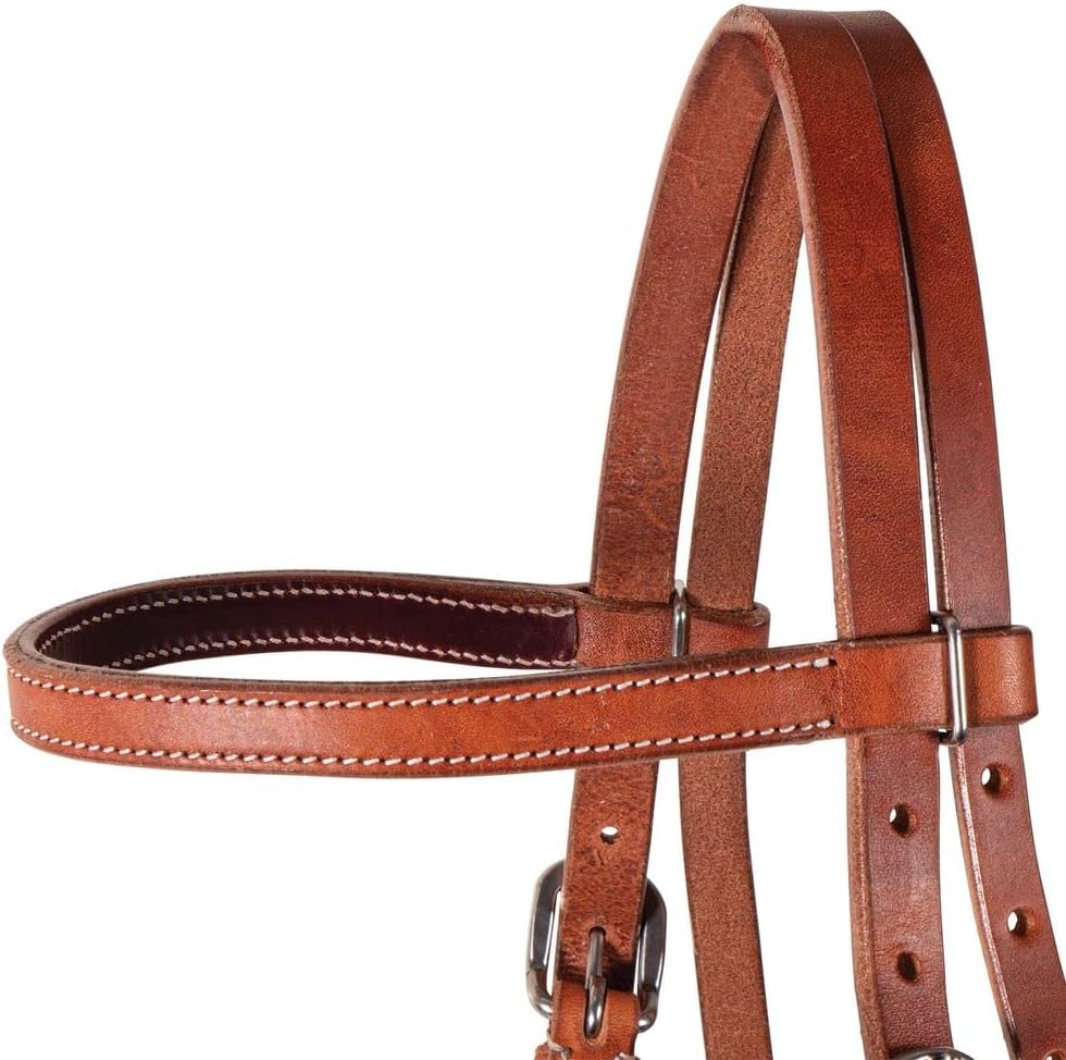 Schneiders Browband Training Bridle with Quick Change Snaps | Ideal for Everyday Riding | Supple Leather | Easy Bit Changes with Chrome Plated Snaps | Adjustable Fit for Most Horses | Size Full Horse