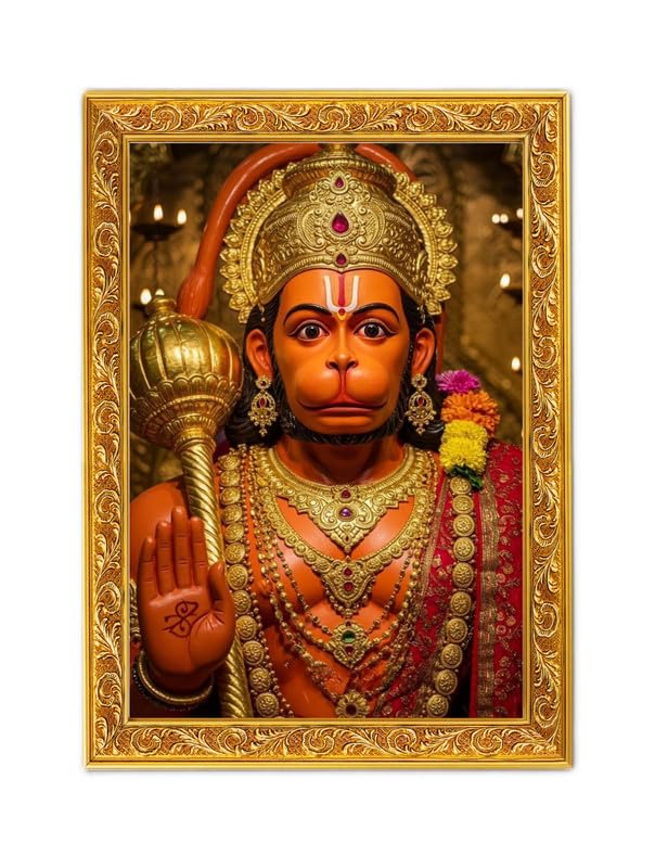 Kush Print God Photo Frame Decor Mandir Pooja Poster Religious Painting Divine Hindu Temple Decoration Spiritual Blessings Fram_SK188(5X7 Inch)-image-23