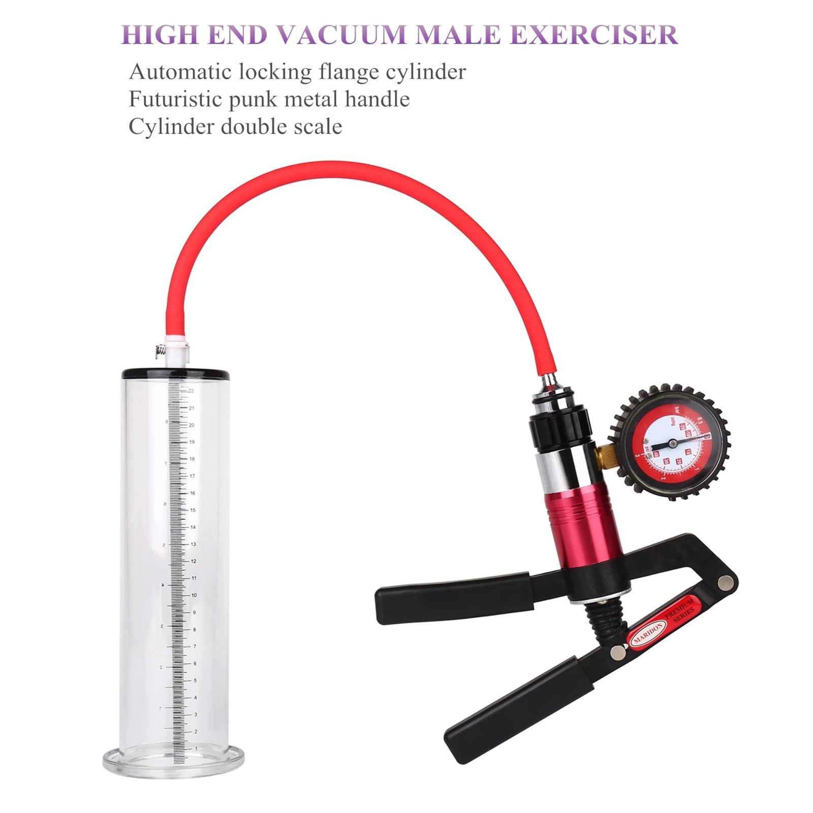 Penispumpen Extrem Vakuumpumpe Übergroß Manuelle Penis Größer Werden Wachstum Pumpe Penis Verlängerung Masturbator Sexspielzeug Solo Penisverlängerung Erotik Sex Spielzeug(F-23 * 6,4cm)