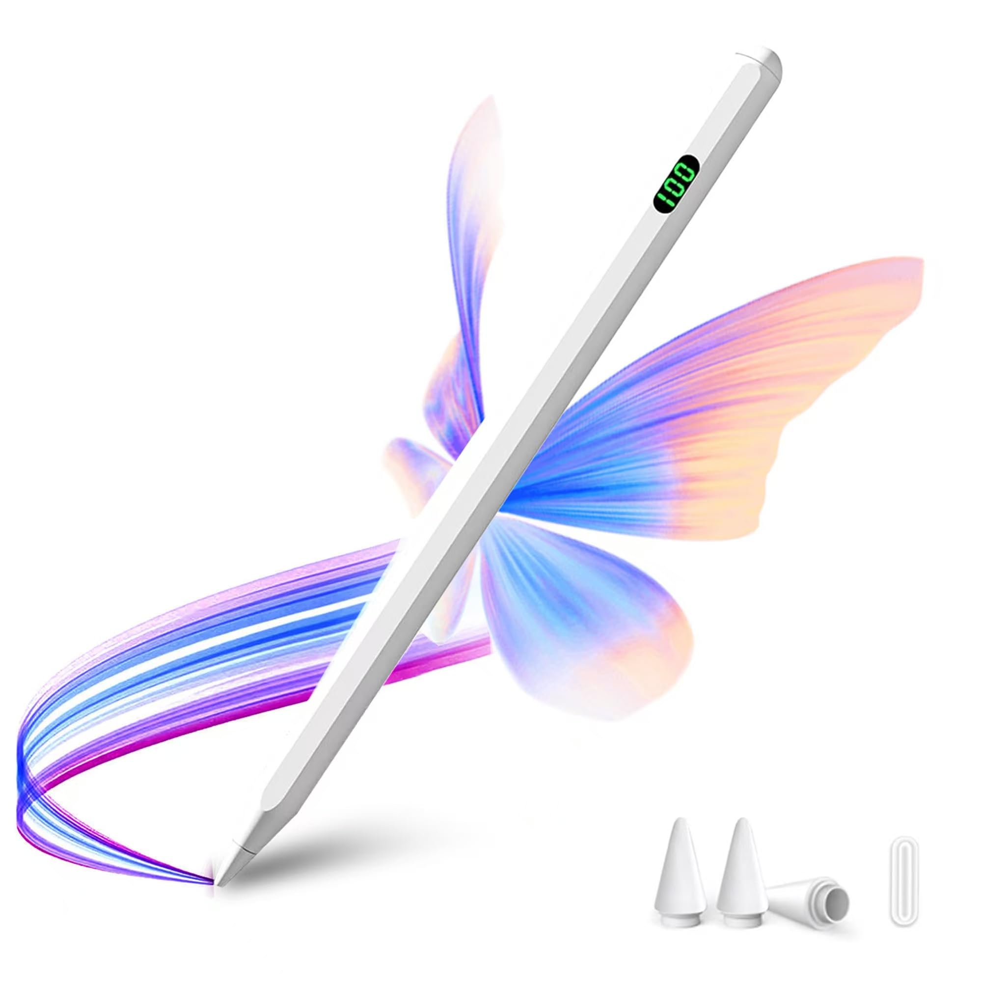 WeCool P2 iPad Pencil, Stylus Pen for iPad with Real-Time Led Power Display, Pencil for iPad 6/7/8/9/10gen, iPad Air 3/4/5/6(M2), iPad Pro 11"/12.9"(M4), iPad Mini 5/6/7, Stylus for iPad 2018 & Later (B0D3V51GLY) Amazon Price History, Amazon Price Tracker