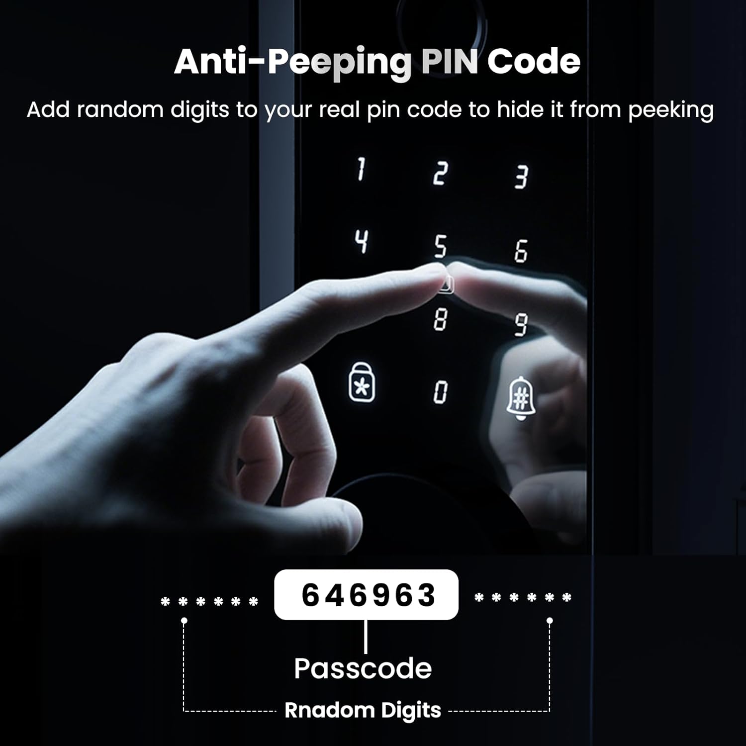 Keyless Entry Door Lock, Biquole Smart Lock with App Control, Fingerprint Door Lock, Electronic Keypad Deadbolt, Auto & One Touch Lock | Digital Smart Door Locks | Easy Installation | IP54 Waterproof 8 61igacbmfML. AC SL1500