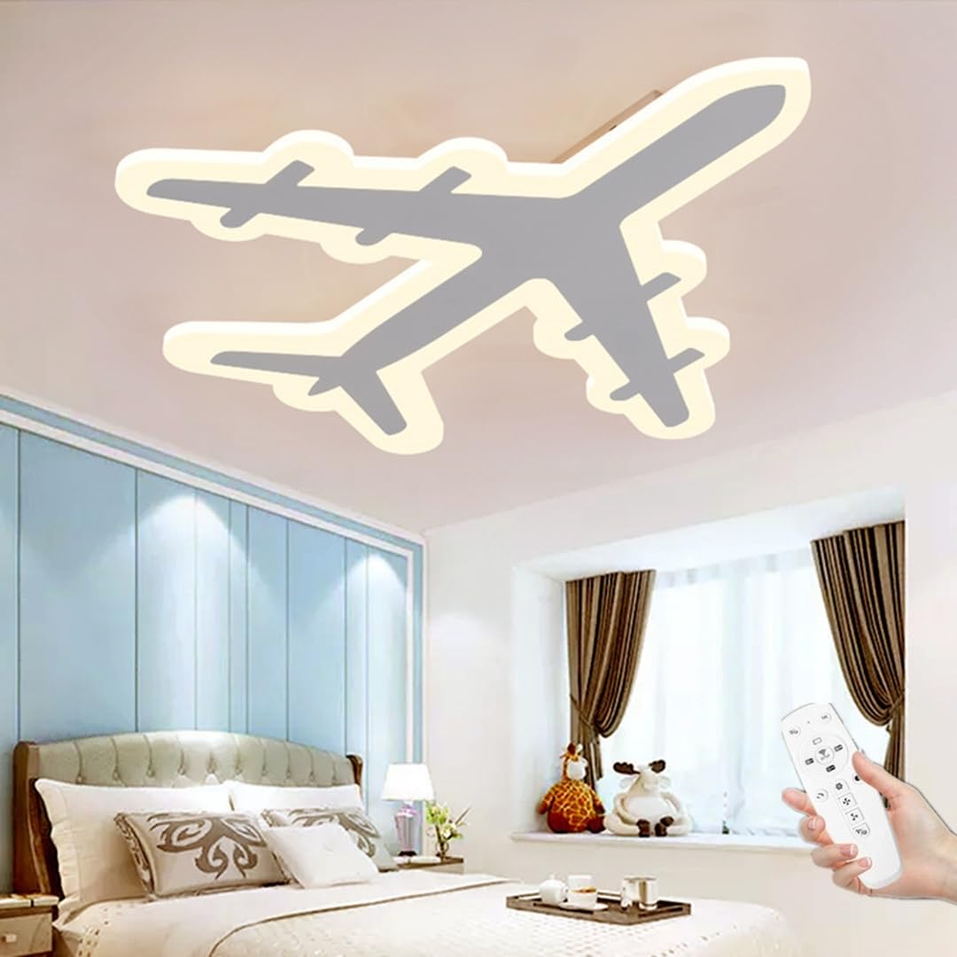 Lustre lumière pour enfants dimmable avec télécommande pour ajuster l'éclairage de nuit