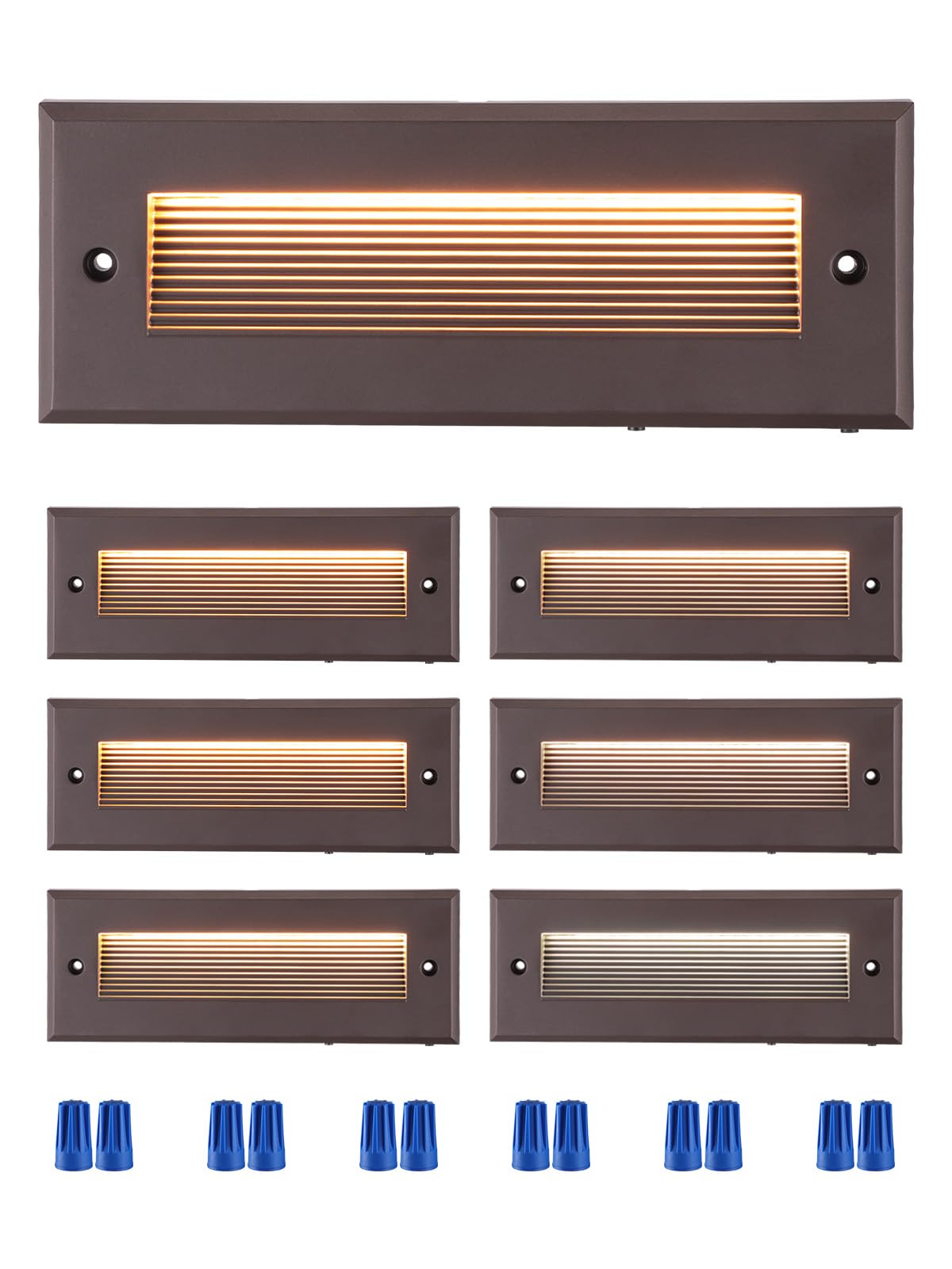 LEONLITE 5W/4W/3W Dimmable 5CCT Low Voltage Step Light