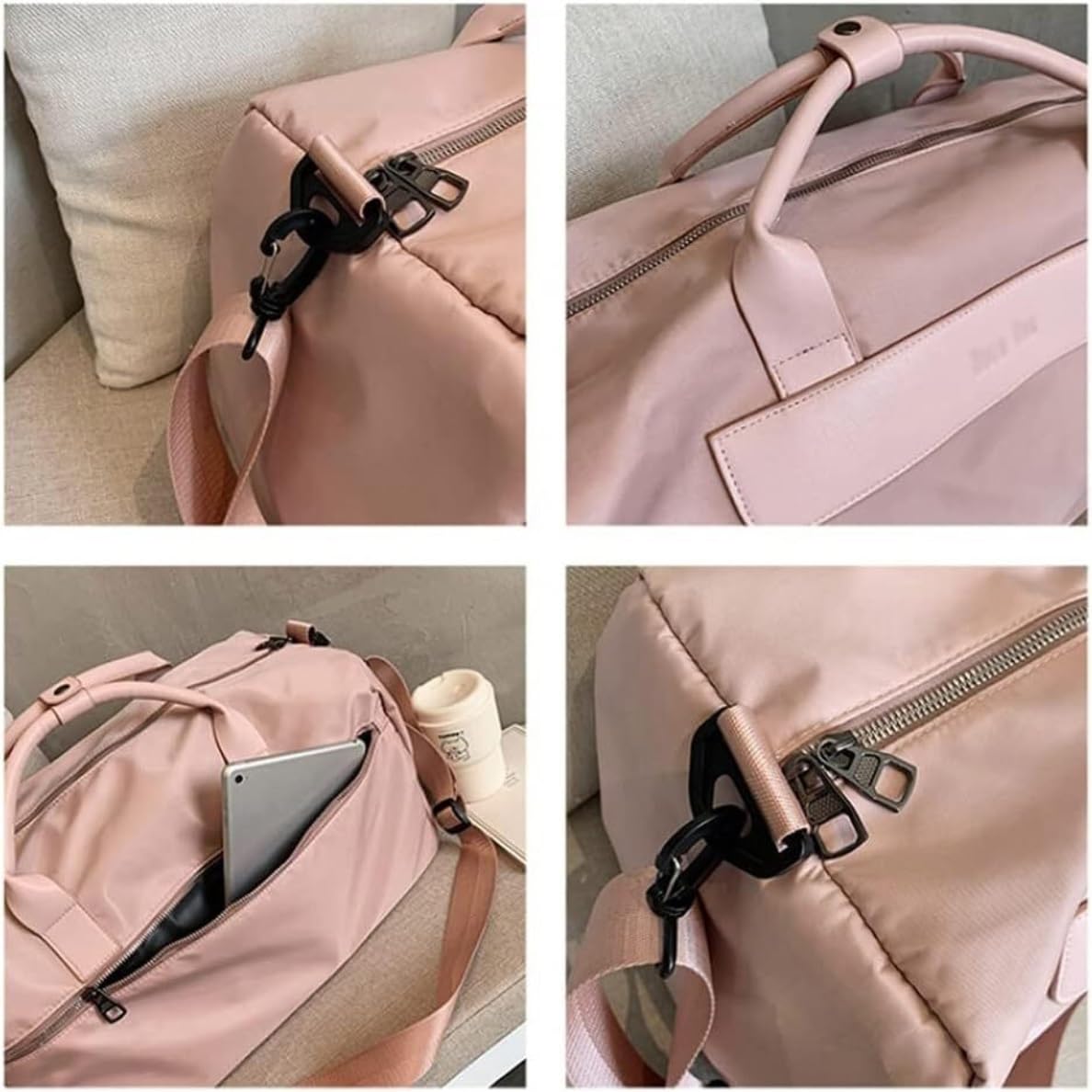 Bolsos Holgados Bolso De Viaje Gran Capacidad Para Mujer, Mano Para Separación En Seco Y Húmedo Bolso de Noche