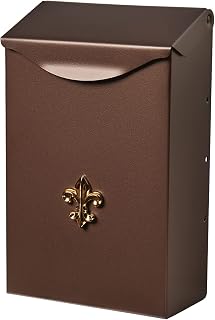 Architectural Mailboxes City Classic 6.3-in x 9.8-in Metal Venetian Bronze Wall Mount Mailbox