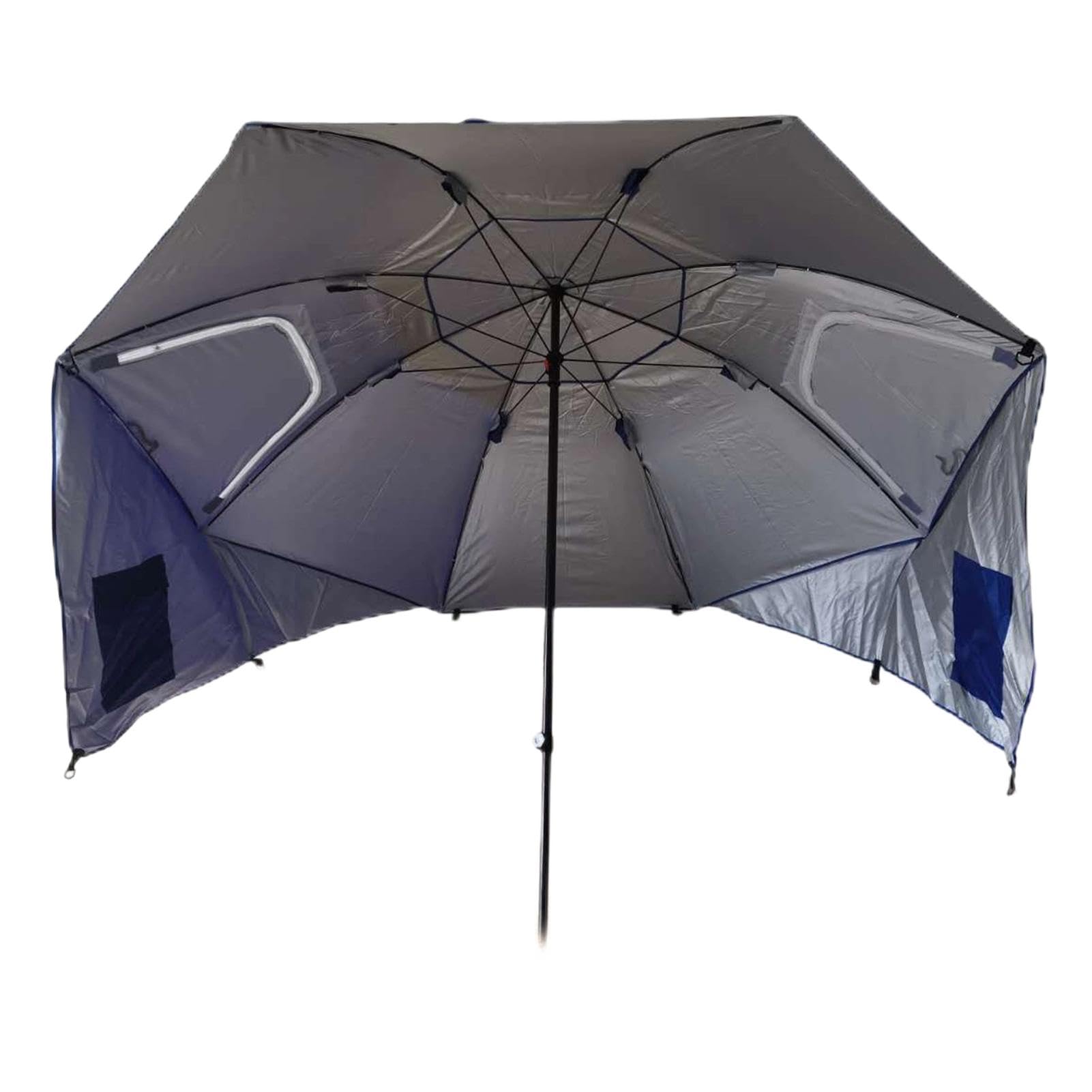 Parasol Wędkarski 2,4 m Przenośna, Osłona | Zewnętrzny Parasol Przeciwsłoneczny do Wędkowania Na Zewnątrz, Patio, Basen, Sport, Park, Podwórko, Kemping, Piesze