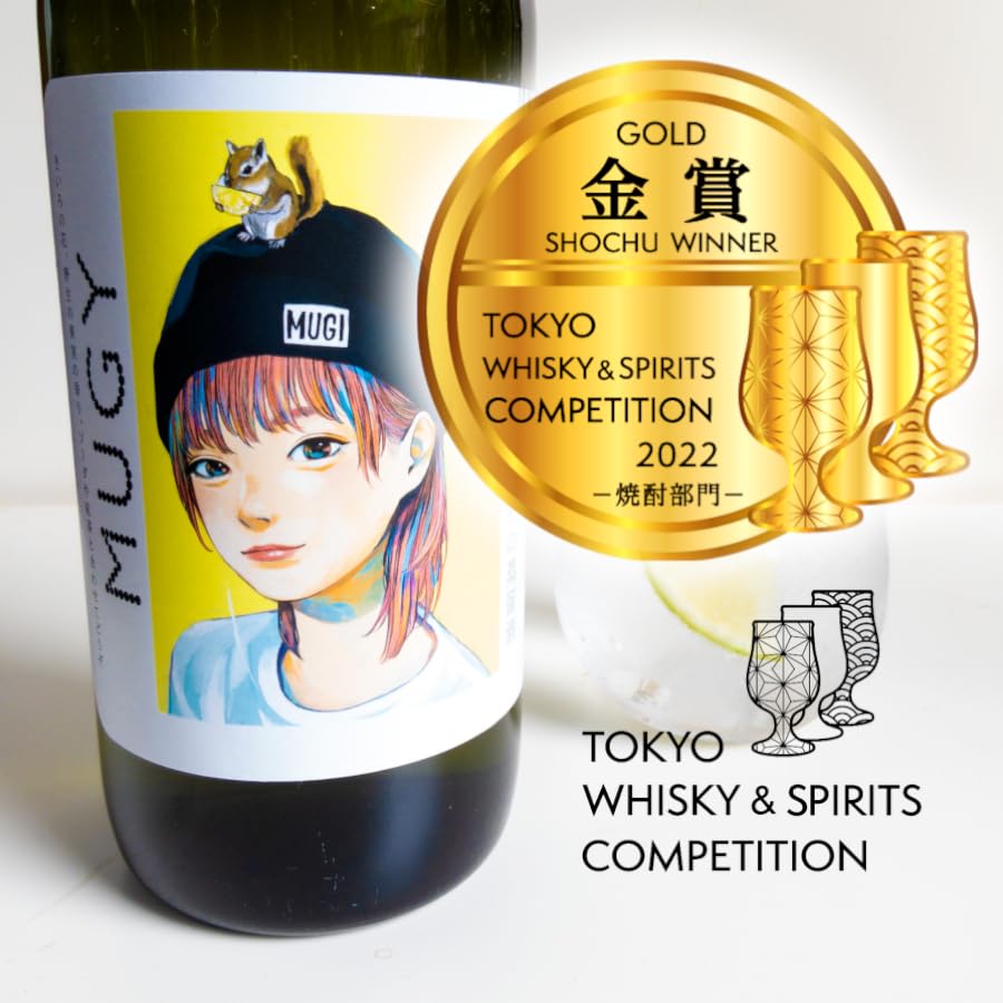 Amazon.co.jp: 宗政酒造 麦焼酎 MUGY ムギー 25度 [ 焼酎 720ml