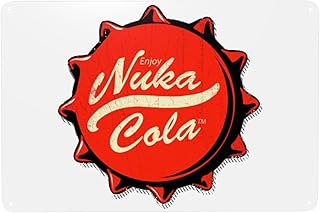 Nuka Drinks Cola Metal Tin Sign Retro Wall Art Plaque Hanging Aluminum Gift Iron Painting For Garage Bar Kitchen Pub Decoration