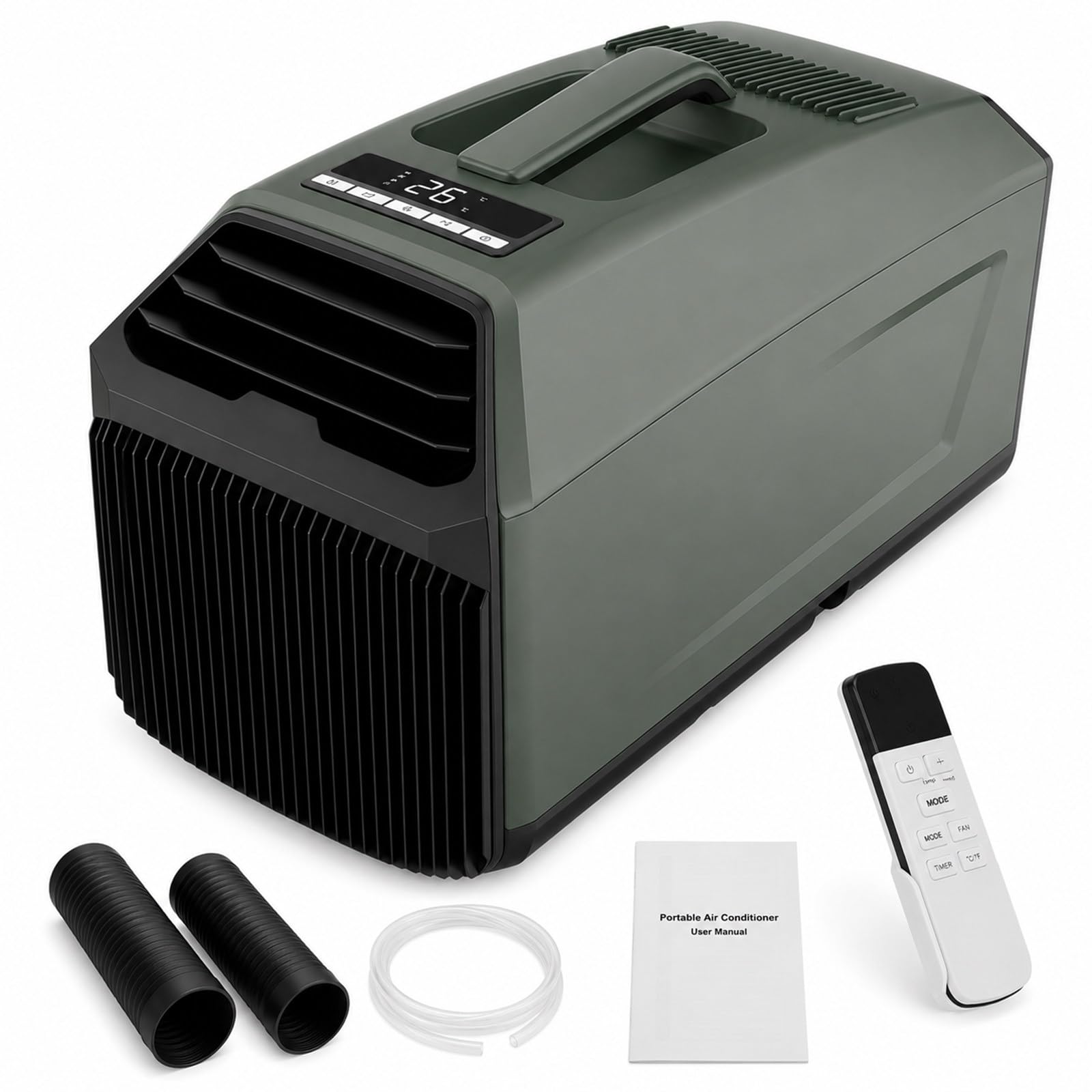 TIANQIHAO Portable 4500/5100 Btu Camping Air Conditioner – Quiet Outdoor Ac For 10㎡/108 Sq.Ft, 16-32°C, 24H Timer, Ideals For Rvs, Trucks, Picnics, Small Rooms,24VDCInverter