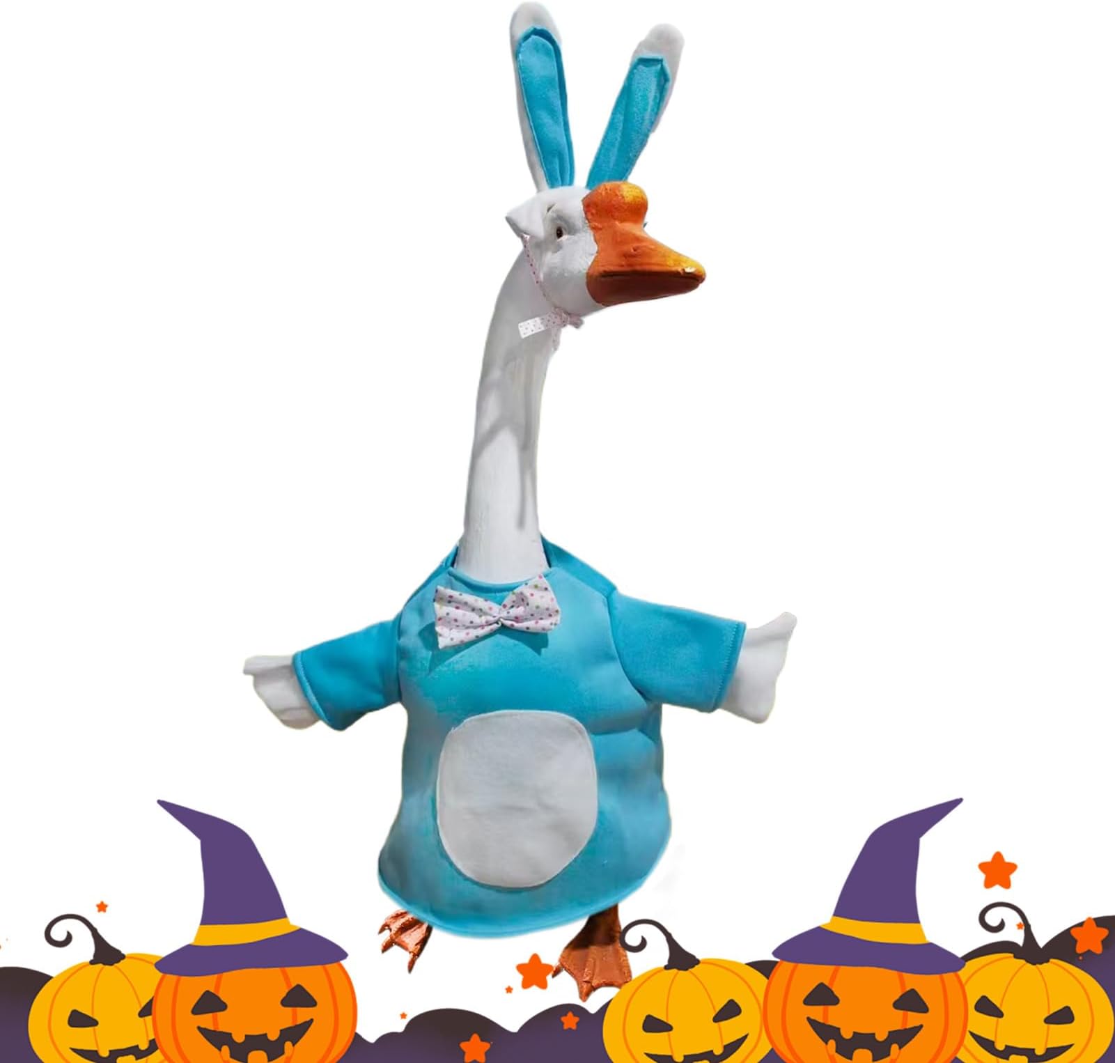 Porch Animal Sculpture Clothing Set | Animal Statue Halloween Pumpkin Costume Set,Garden Sculpture Outfit for Yard Lawn Terrace Family Gathering Party Porch