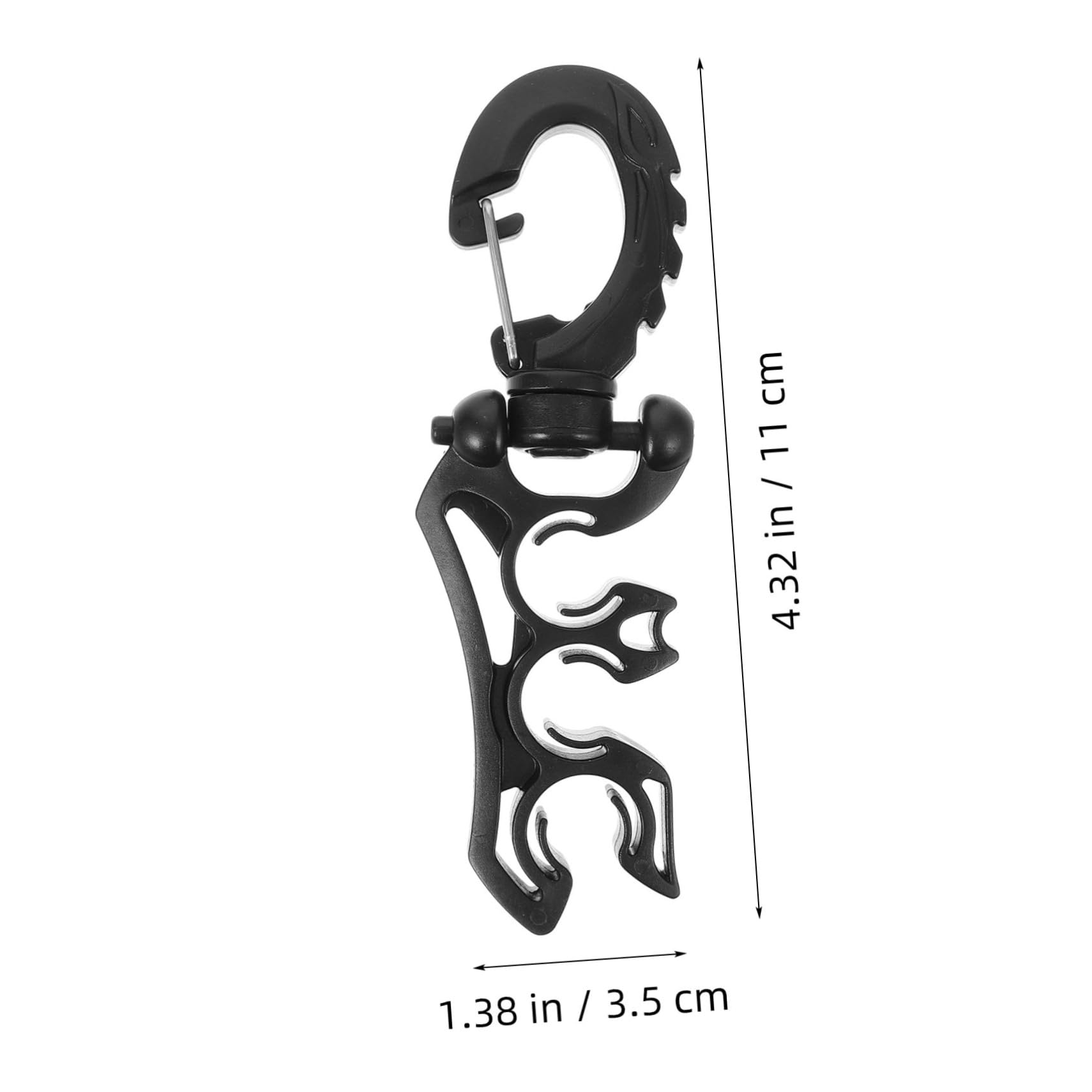 GOOHOCHY Scuba Diving Clips Clip Replacement Snorkeling Accessory Low Pressure Pipe Clamp