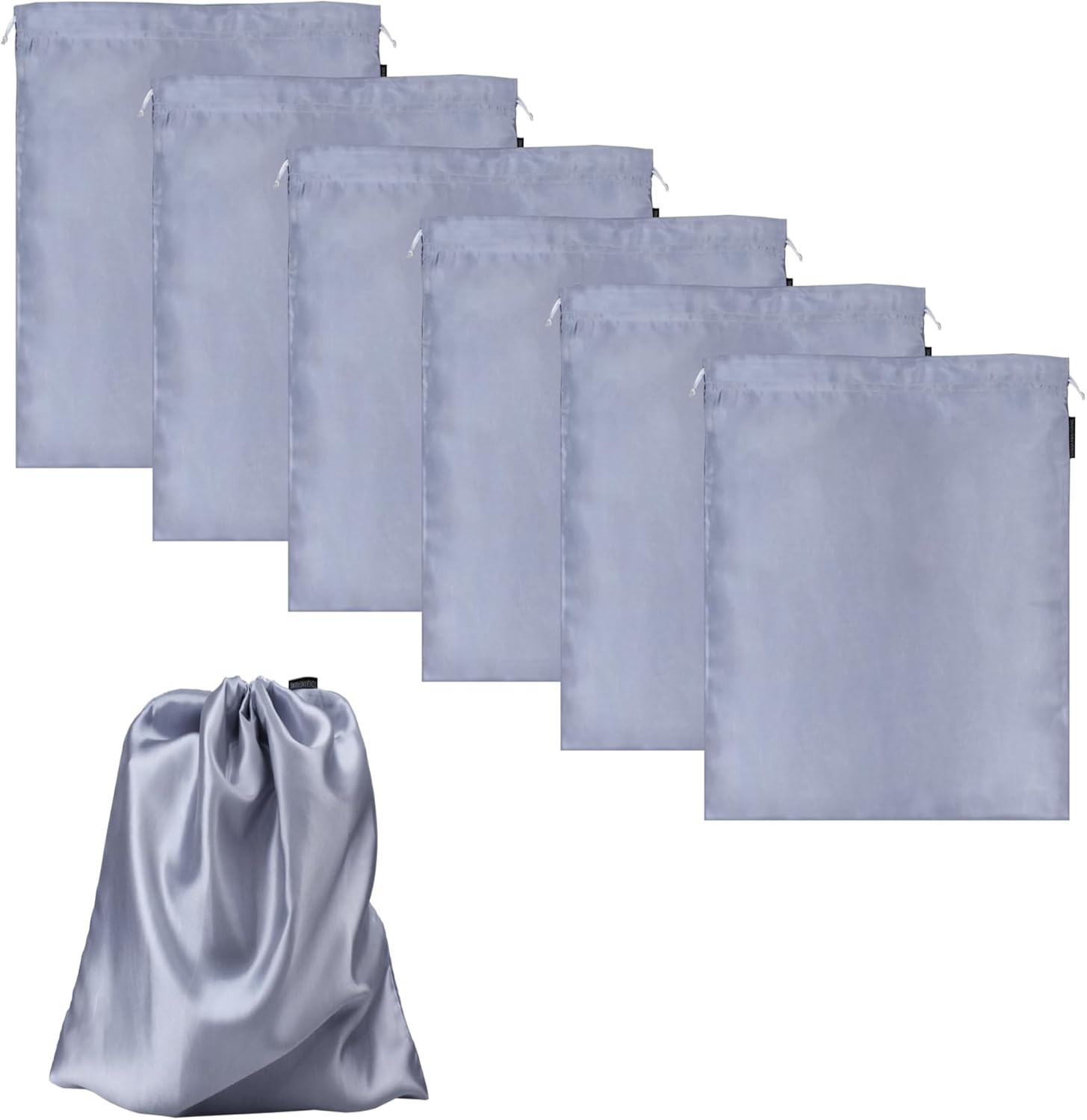 6 Pack Toy Storage Bag Adult Silk Drawstring Storage Bags