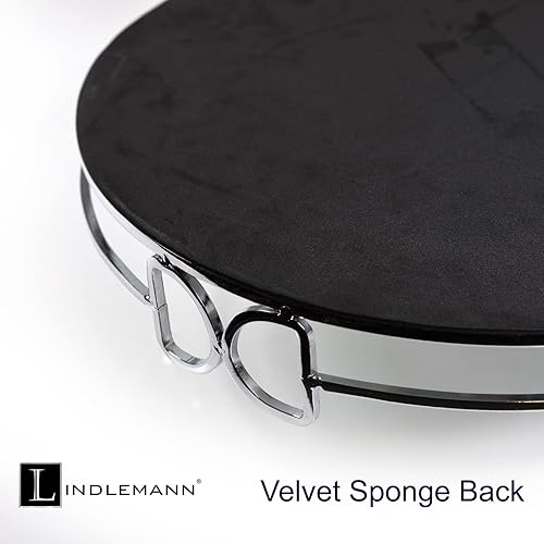 Miniatura 99 de Bandeja de tocador de cristal decorativa con espejo, bandejas de perfume para maquillaje, almacenamiento de cosméticos, organizador de Bandeja