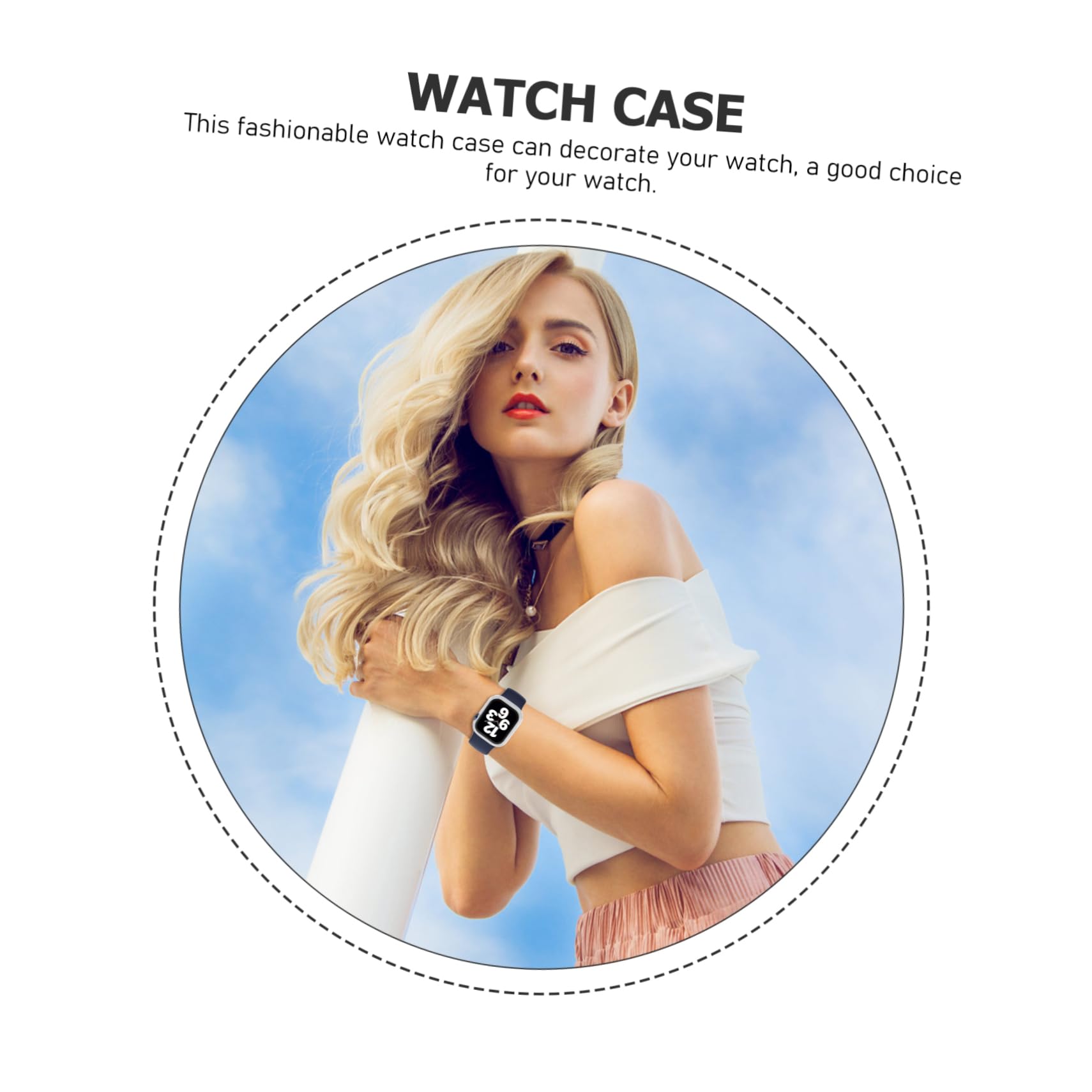 UPKOCH 4pezzi Custodia Per Watch Protezione Trasparente Per Orologio Accessori Per Smartwatch Facile Da Indossare e Rimuovere