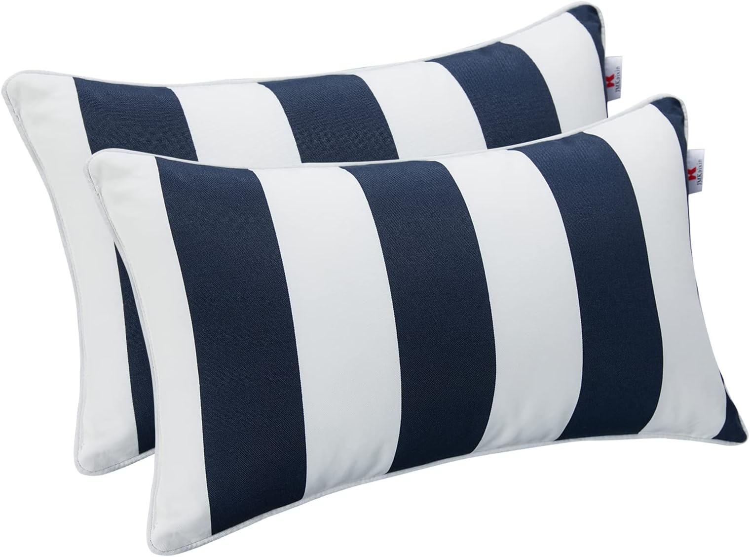 Amazon.com : Honeycomb Outdoor Lumbar Toss Pillow Set, 20" W x 12" L ...