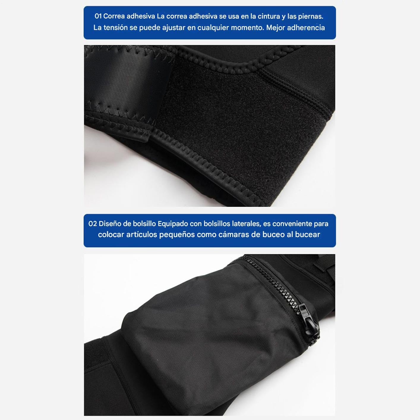 Pantaloncini Subacquei Neoprene Con Vita Regolabile E Tasche Laterali | Pantaloncini Da Per Uomo Per Spiaggia, Snorkeling, Surf, Pesca, Canoa, Kayak, Nuoto Ed Attività Sport Acquatici