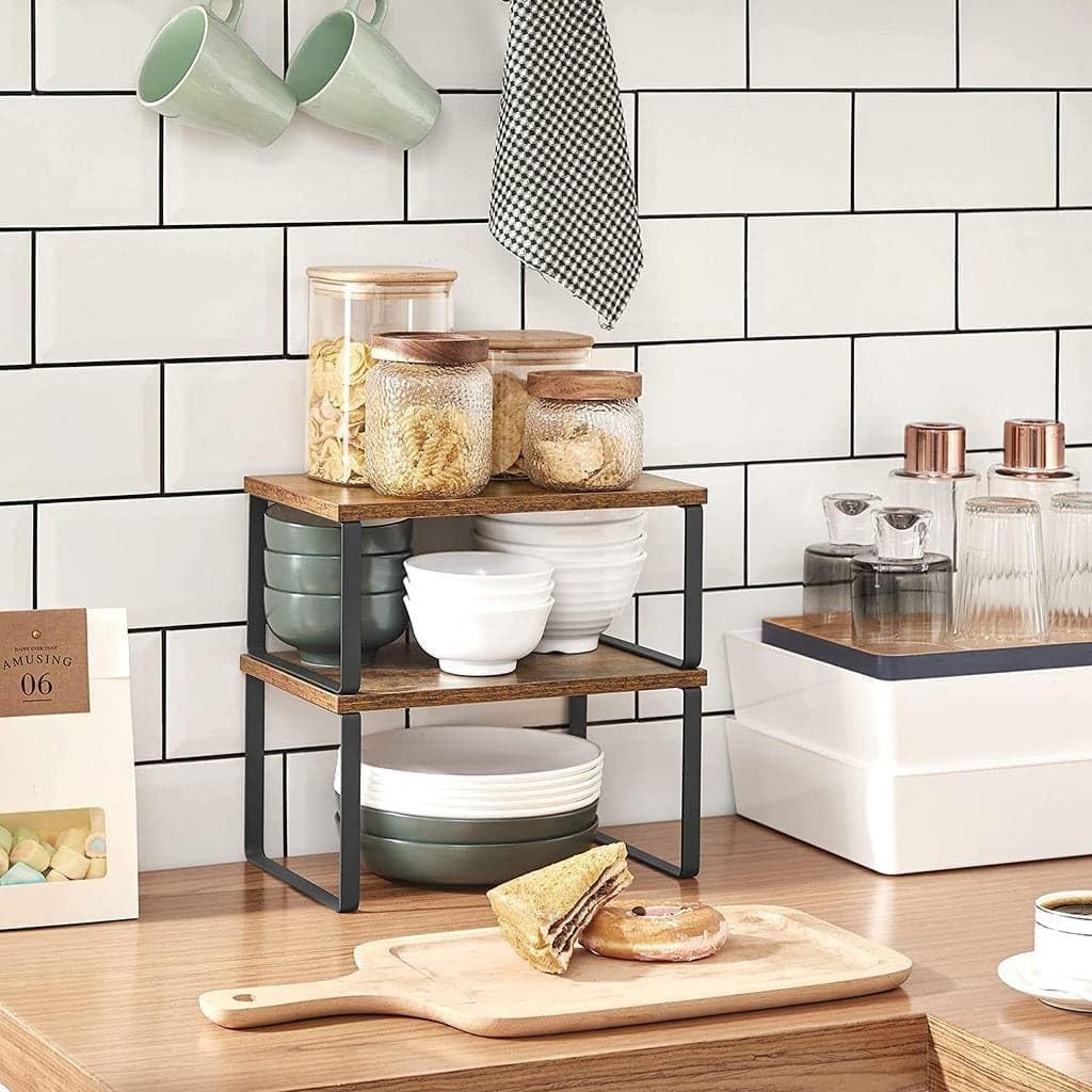 BYCY Shelves Versus Stackable Spice Rack: tested, Expanded… ⁢Perfect for Kitchen Storage