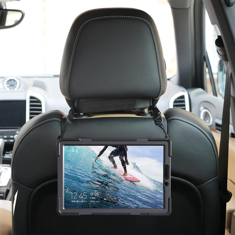 Image of MoreFit Hybrid Back Cover Case with Kickstand Wheel Pattern for Samsung Galaxy Tab S4 / SM-T830 / T835