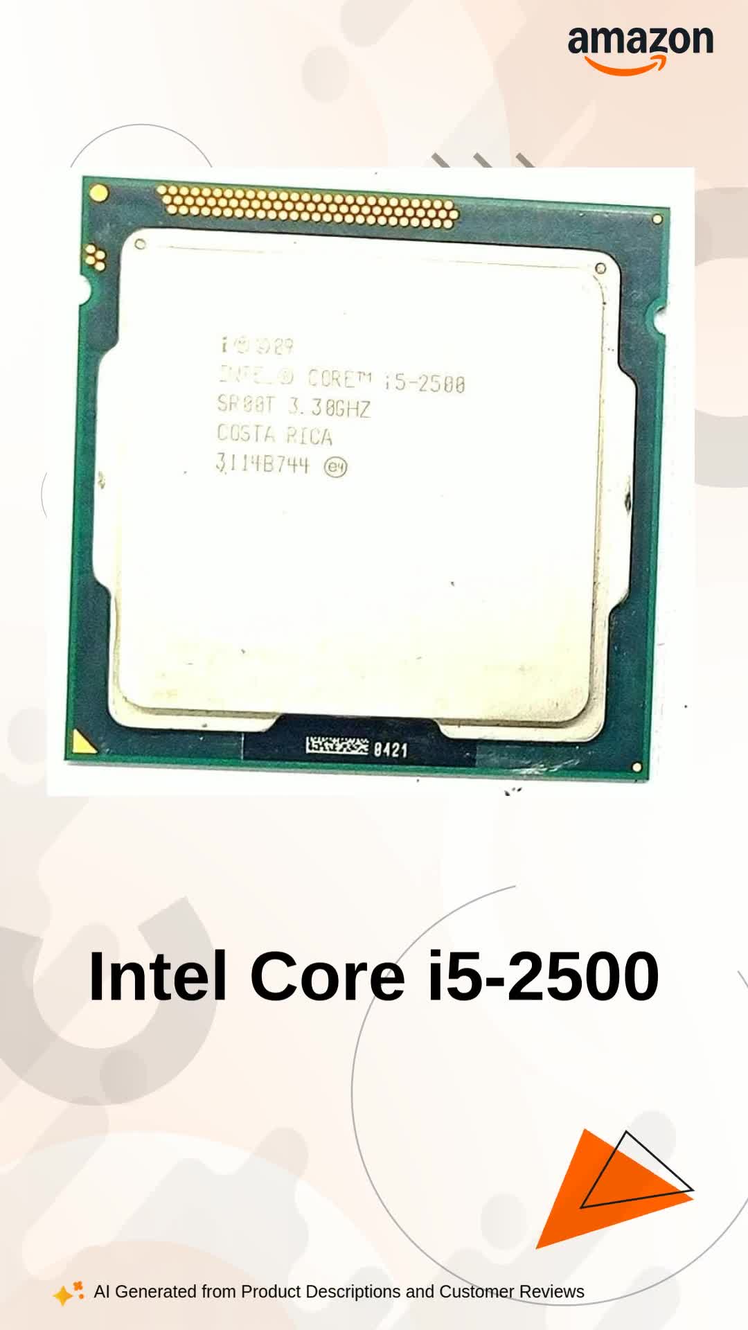 Amazon.in: Buy Core i5-2500 2nd Gen Desktop Processor, 3.3 GHz