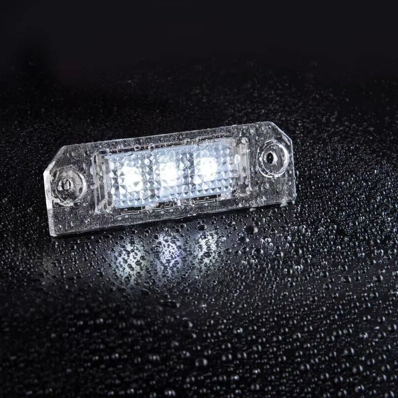 Luz de matrícula Golf 5 evita fallos de bombilla fundida recambio OEM de 2 piezas 4