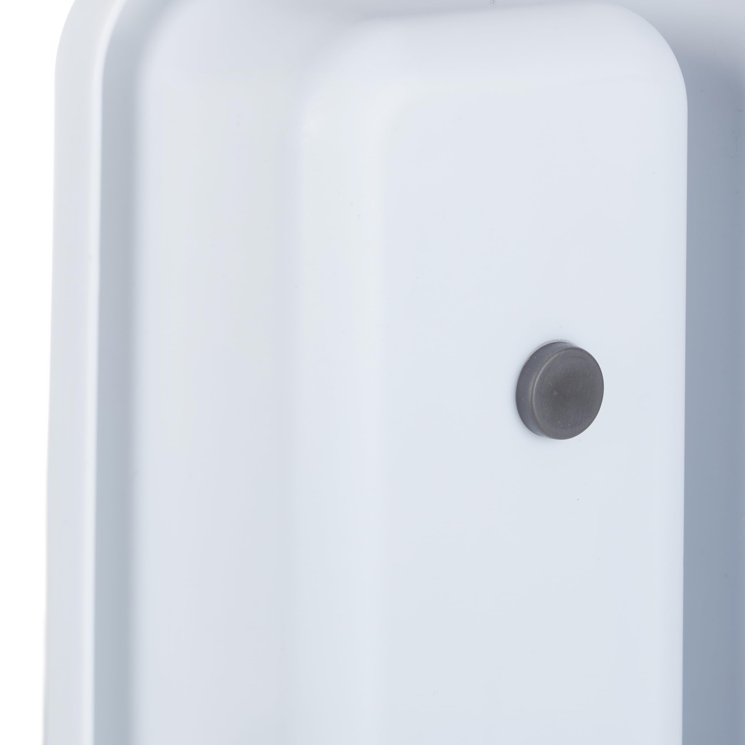 Relaxdays Portaposate da Cassetto, Divisore per Posate, Organizer da Cucina, HxLxP: 4,5 x 33 x 40 cm, Bianco Grigio
