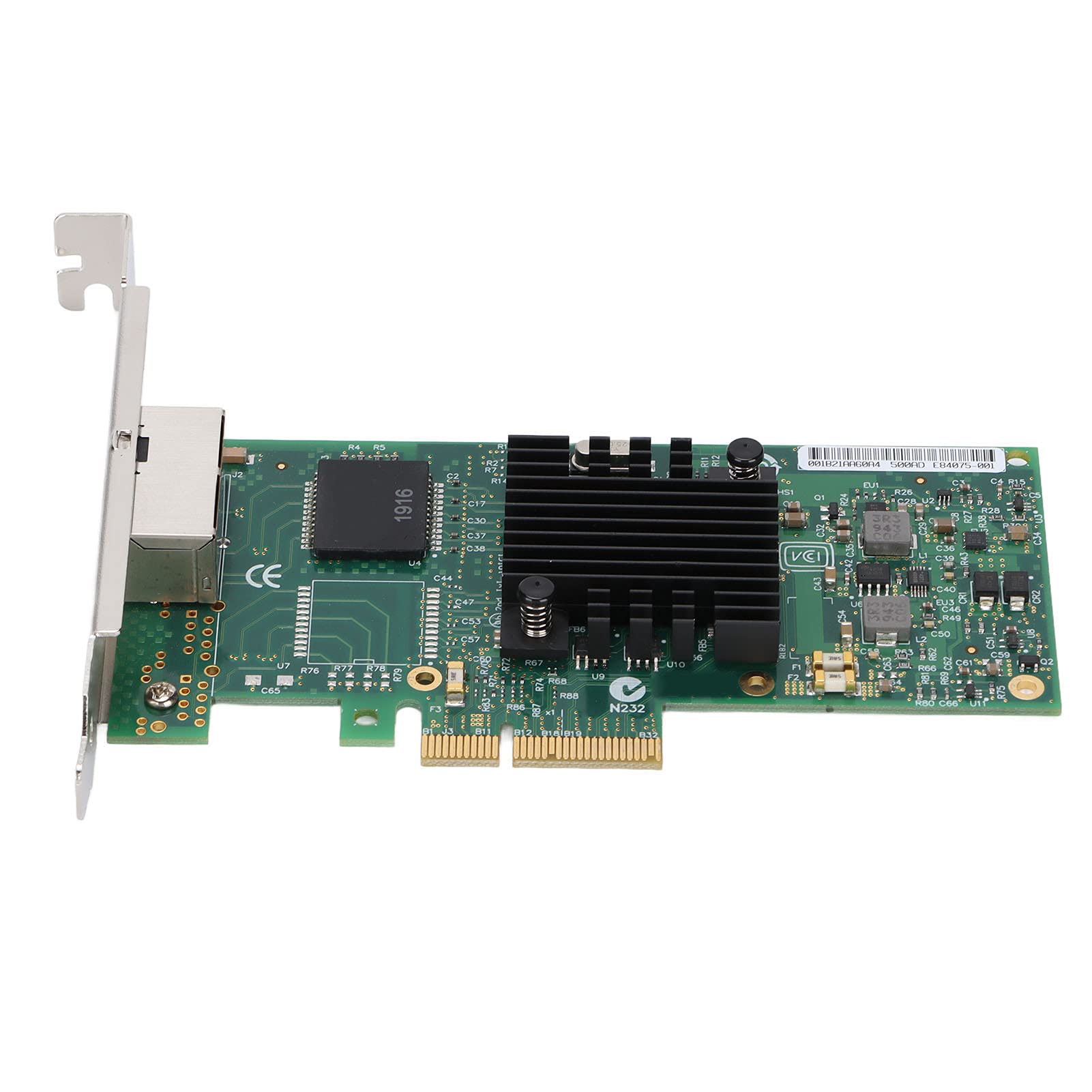 Bewinner Carte Réseau PCI‑EX4 Gigabit Ethernet 10/100/1000mbps Serveur RJ45 Adaptateur Réseau à Double Port électrique pour Emplacements PCI‑E X4/X8/x16