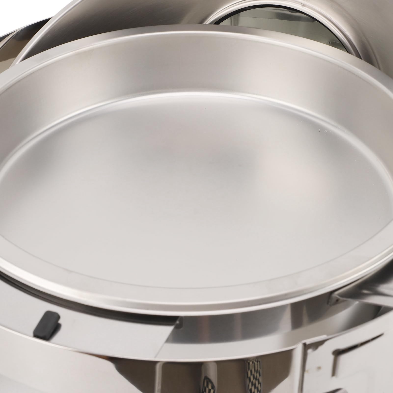Chafing Dish - Set da buffet, in acciaio inox, 6 l, scaldavivande per catering, eventi, feste, matrimoni (1 padella grande)