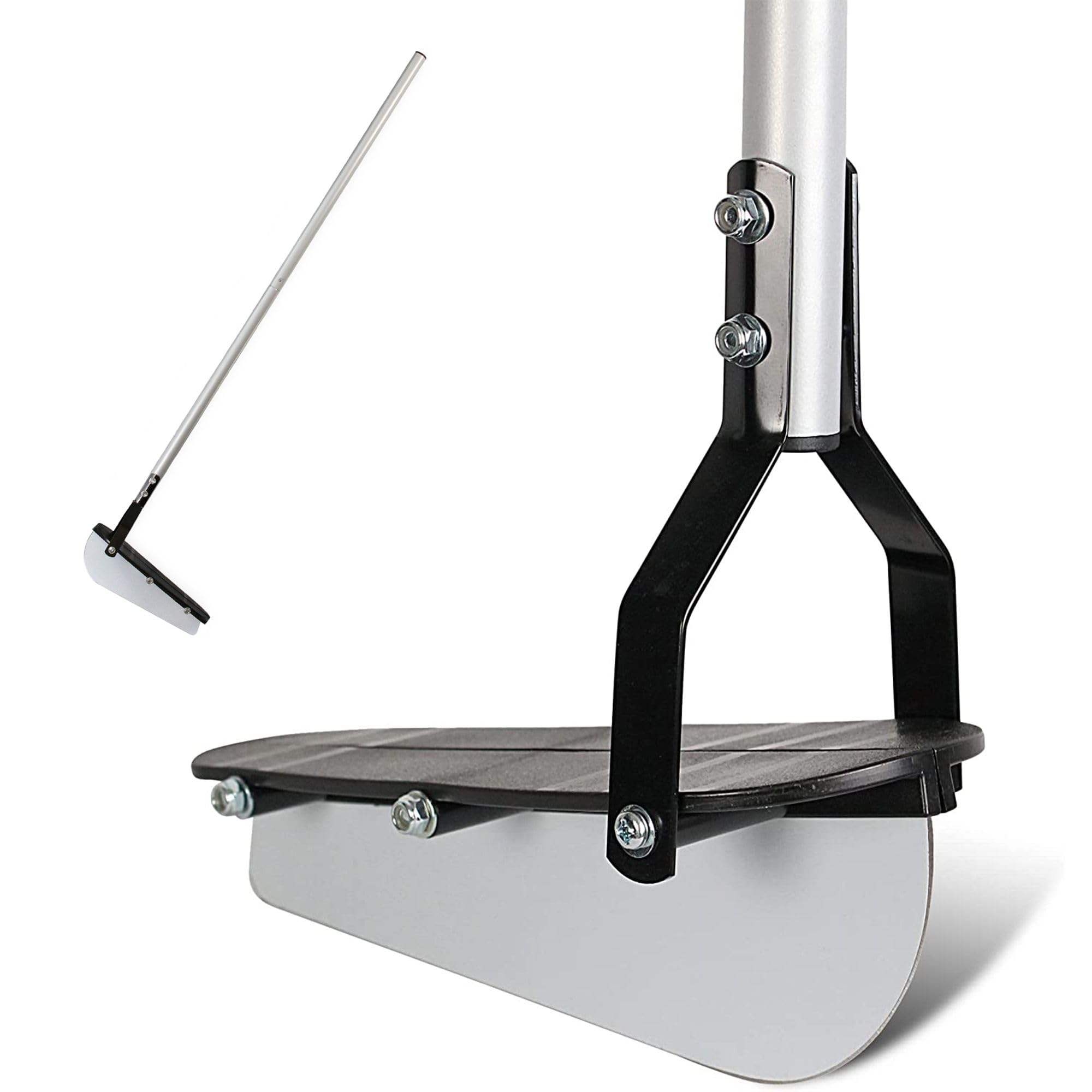 FISHTEC - Dresse Bordure de Jardin - Coupe Bordure Manuel - Lame Acier Tranchante 28 cm - Manche Pivotable & Maniable 102 cm - Permet de Délimiter Facilement Votre Pelouse - Large Zone d'Appui du Pied