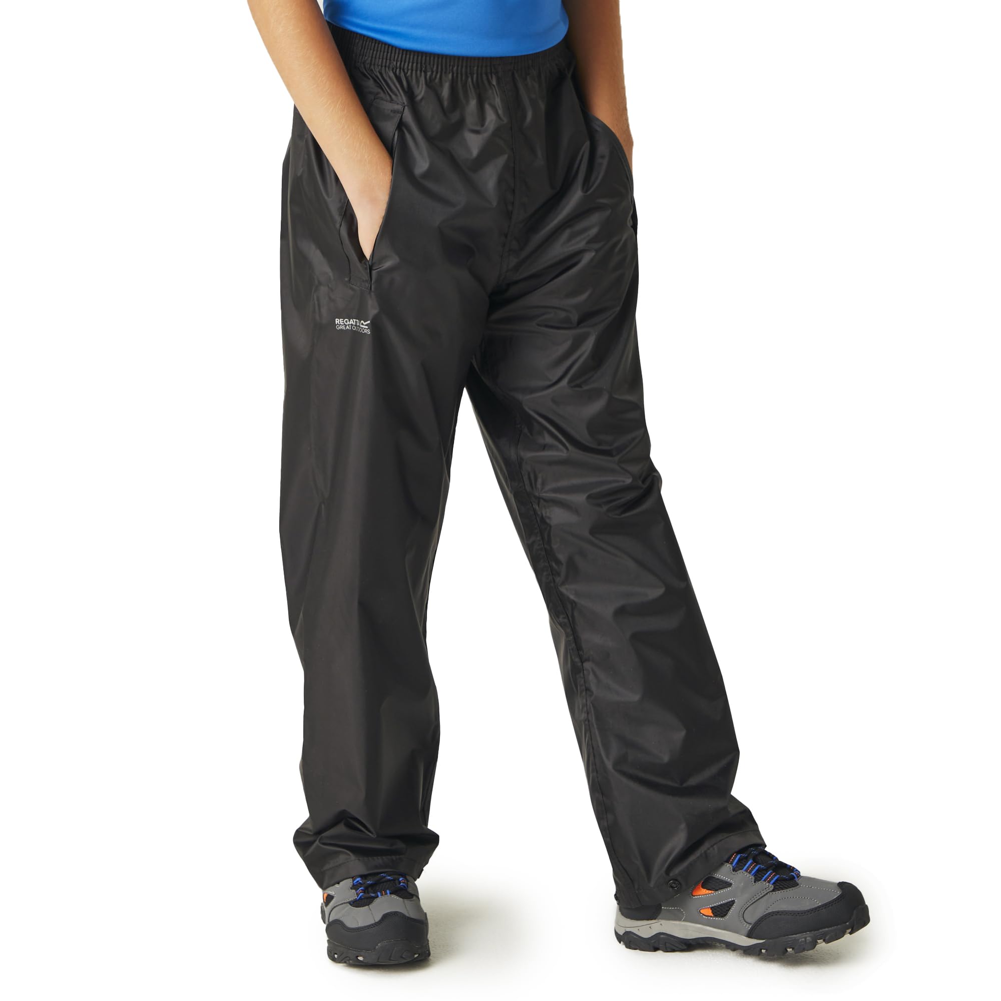 Regatta Childrens Kids Stormbreak Overtrousers Black