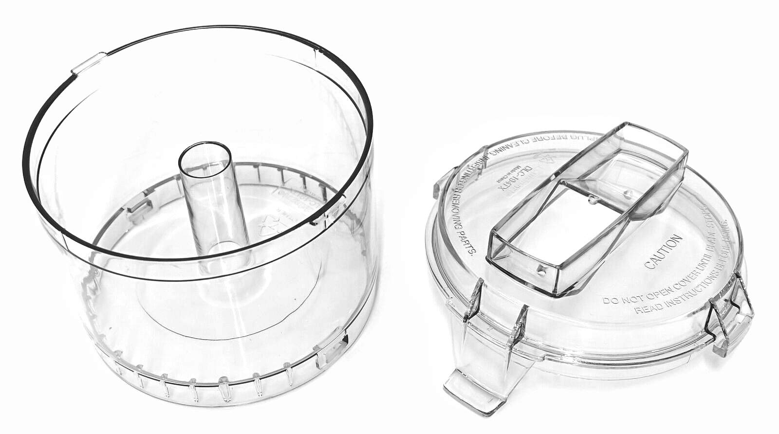 DLC-195TX Food Processor Work Bowl and Cover fits for Cuisinart DLC-1C Models
