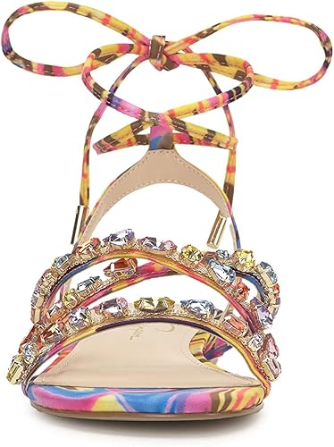 Miniatura 2 de Jessica Simpson Sandalias planas con cordones Rabenie para mujer