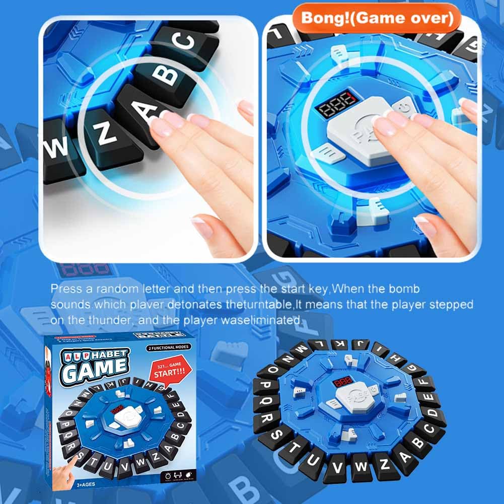 Tempesta Di Parole – Gioco Di Parole Con Timer E 24 Tasti, Per 2-8 Giocatori, Divertente Per Famiglie E Feste